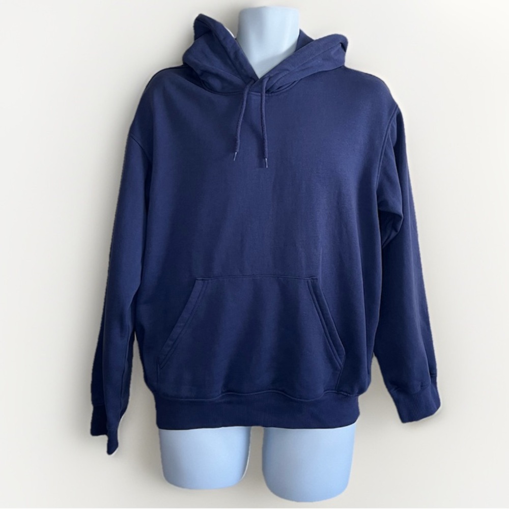 H&M Blue Relaxed Fit Hoodie